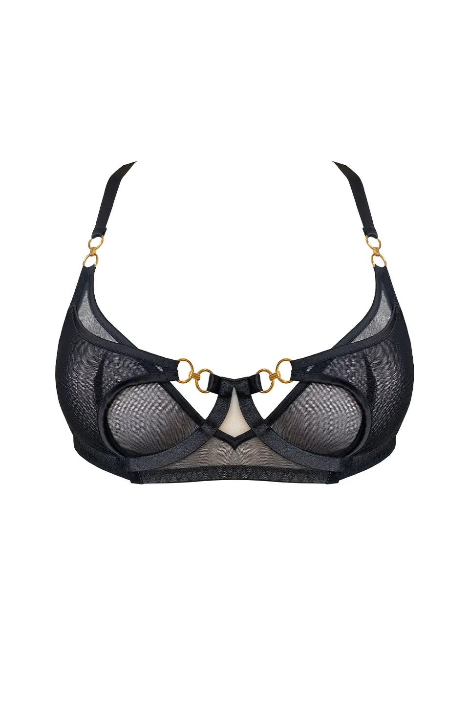 Retta Balconette Wire Bra Black