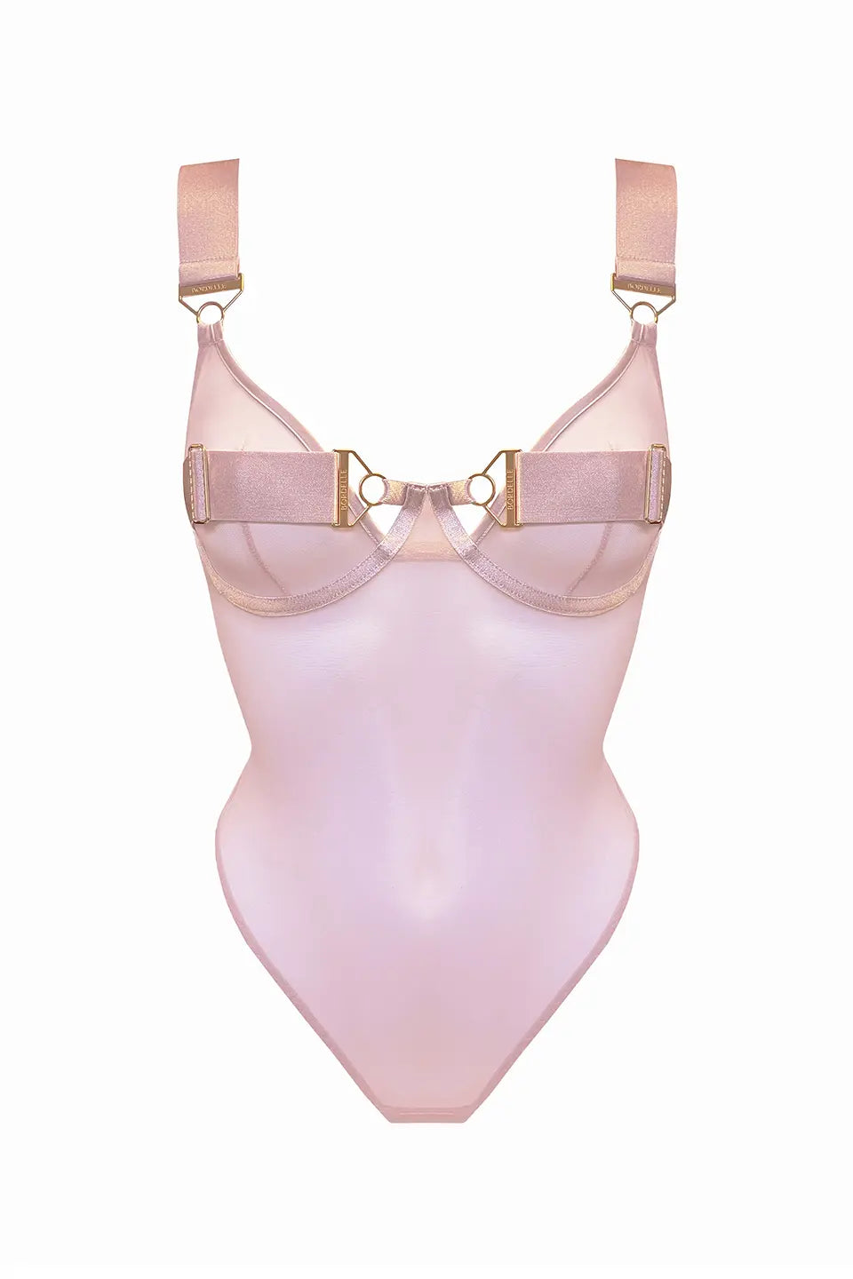 Shop online trendy Pink Bodies & corsets from Bordelle Fashion designer. Product gallery 1