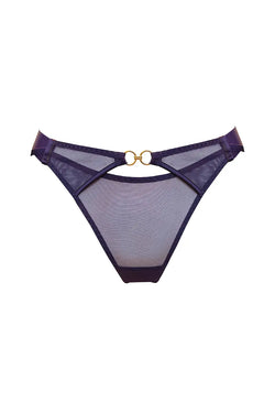 Bordelle | Retta Open Back Brief Deep Purple