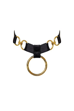 Bordelle | Retta Ring Collar Black