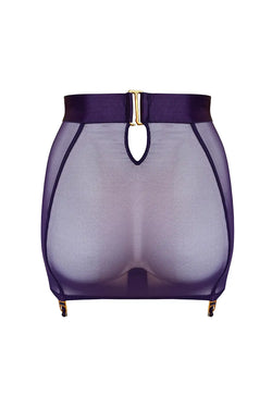 Bordelle | Retta Skirt Deep Purple, alternative view