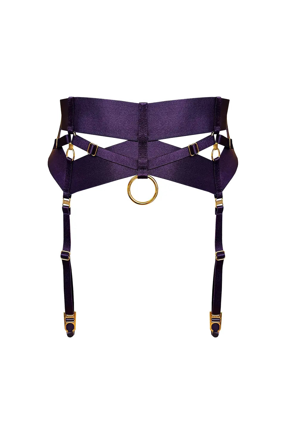 Shop online trendy Purple Lingerie accessories from Bordelle Fashion designer. Product gallery 1