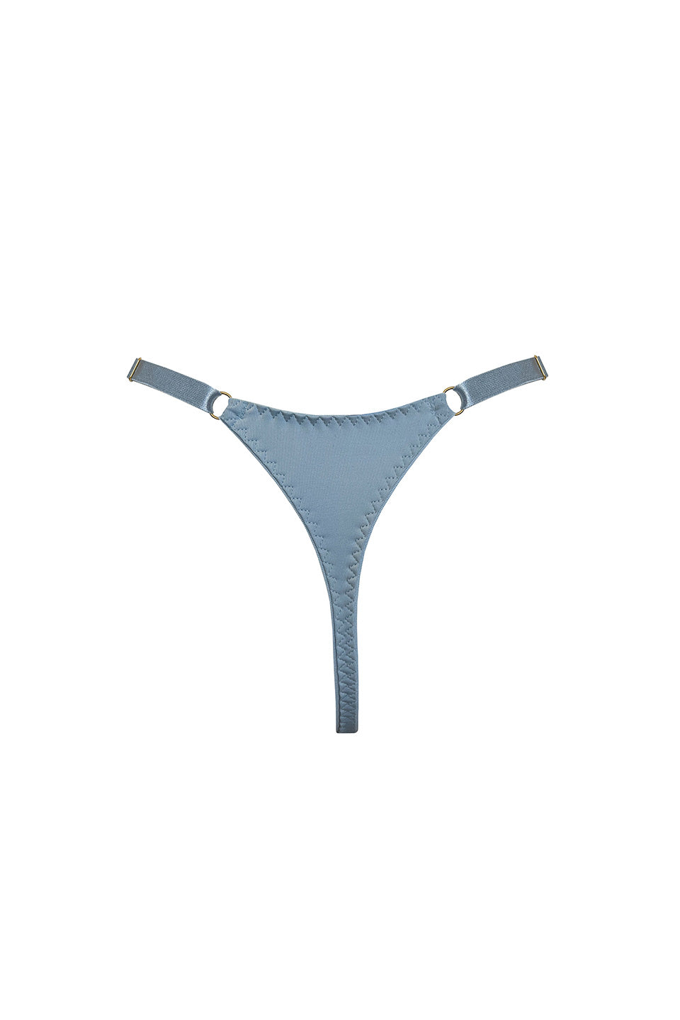 Thumbnail for Product gallery 2, Vero High Leg Thong Dusty Blue