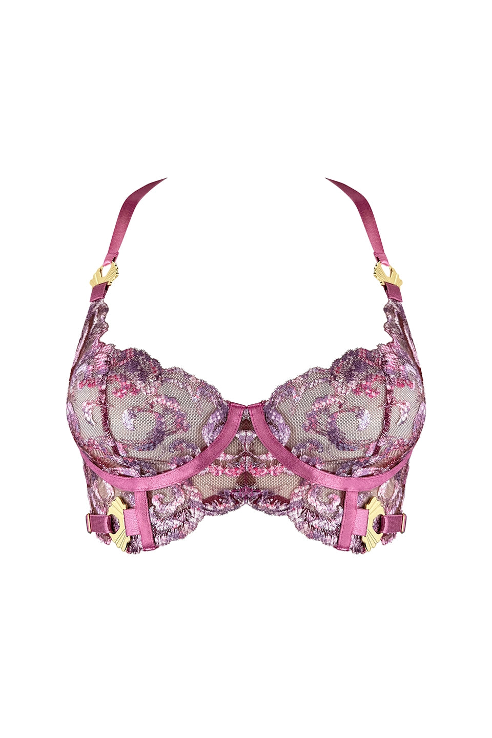 Shop online trendy Pink Lingerie from Bordelle Fashion designer. Product gallery 1