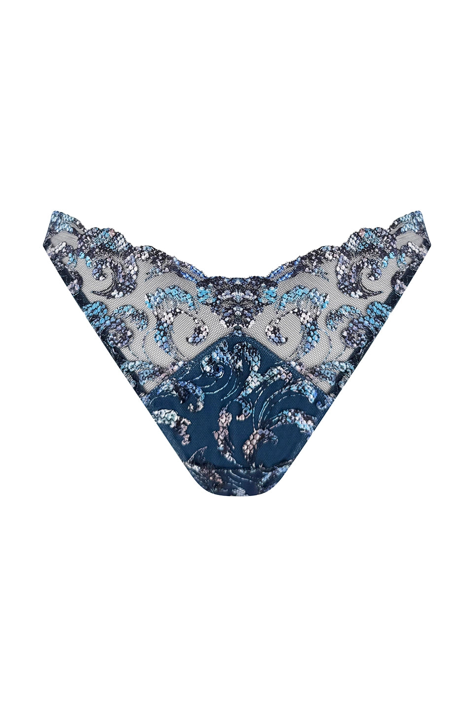 Shop online trendy Denim Lingerie from Bordelle Fashion designer. Product gallery 1