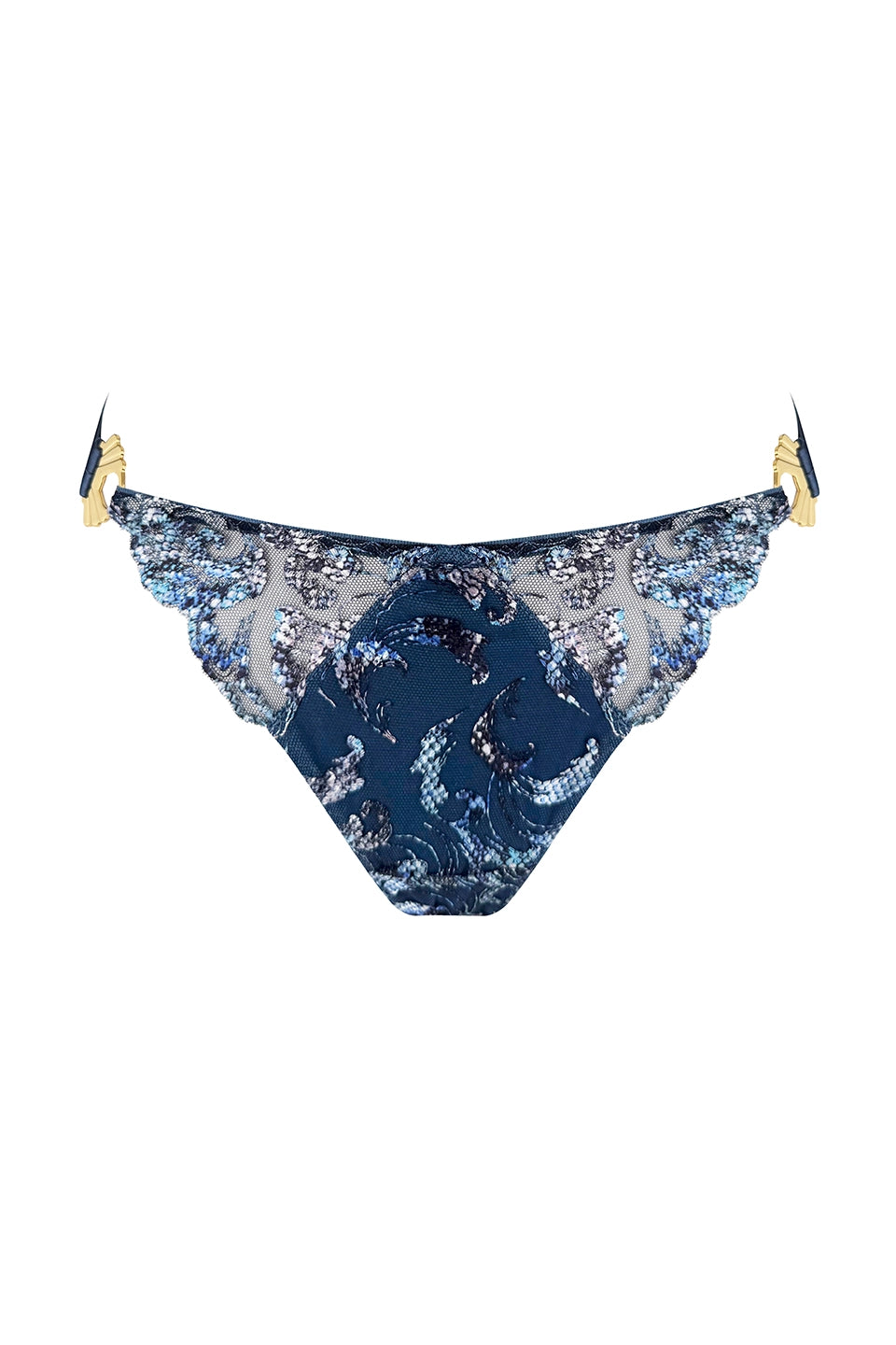 Shop online trendy Denim Lingerie from Bordelle Fashion designer. Product gallery 1