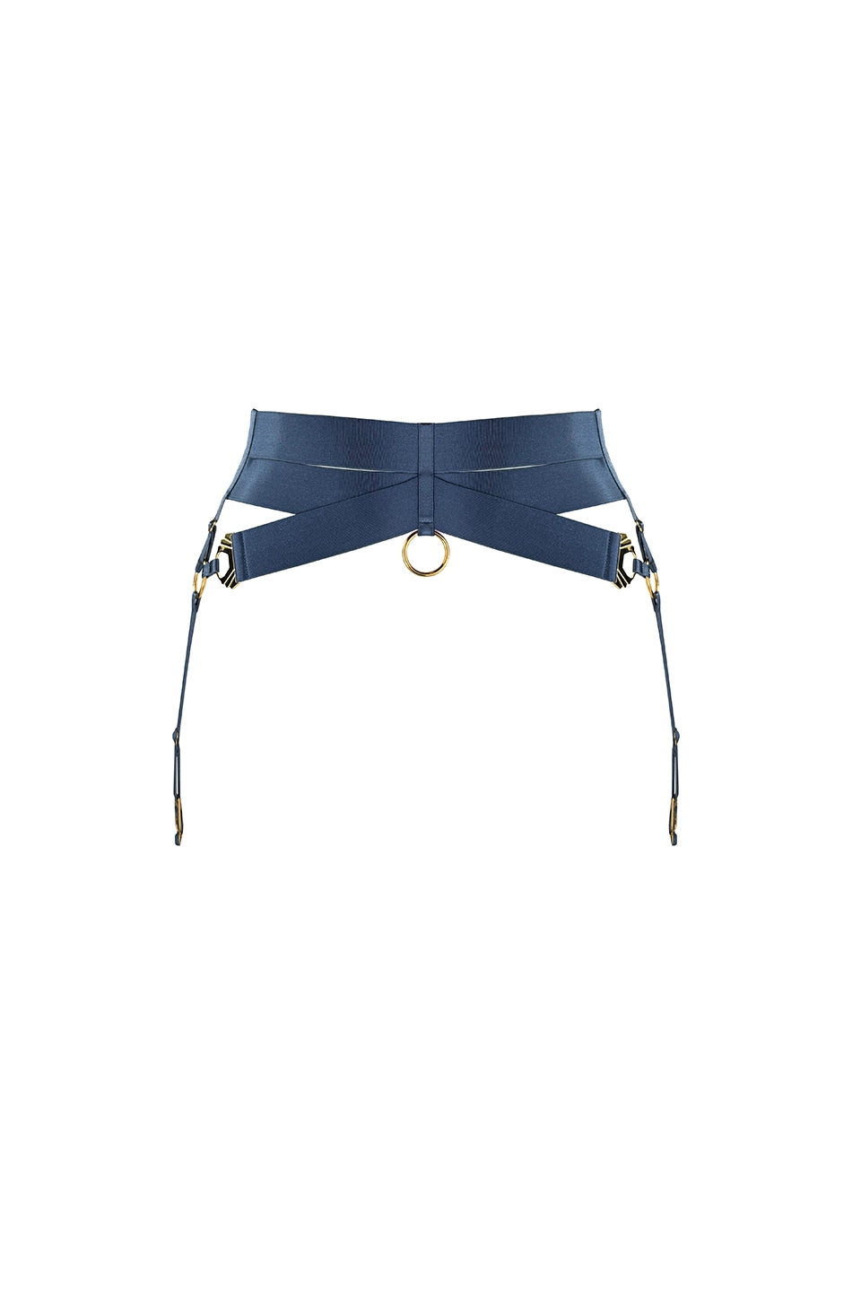 Shop online trendy Denim Lingerie accessories from Bordelle Fashion designer. Product gallery 1