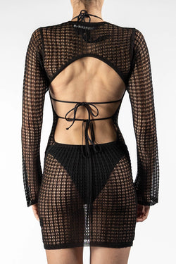Federica Tosi | Black Backless Dress, alternative view