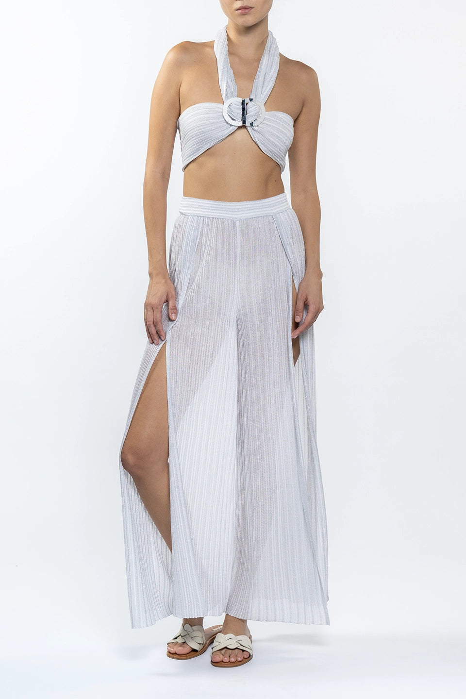 Designer White Women pants, shop online with free delivery in UAE. Product gallery 5