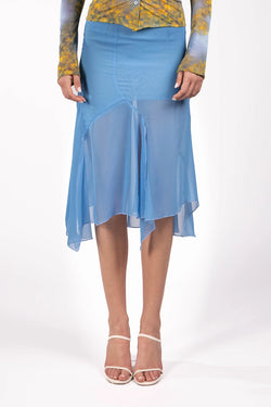 Avavav | Asymmetric Skirt Blue