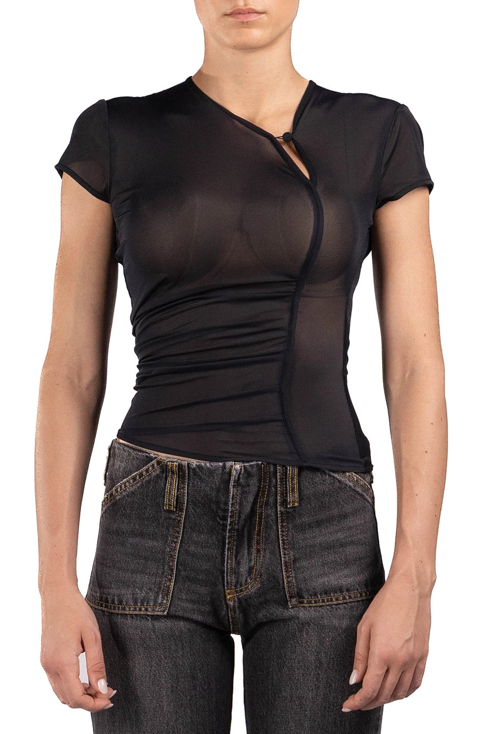 Shop online trendy Black T-shirt from Avavav Fashion designer. Product gallery 1