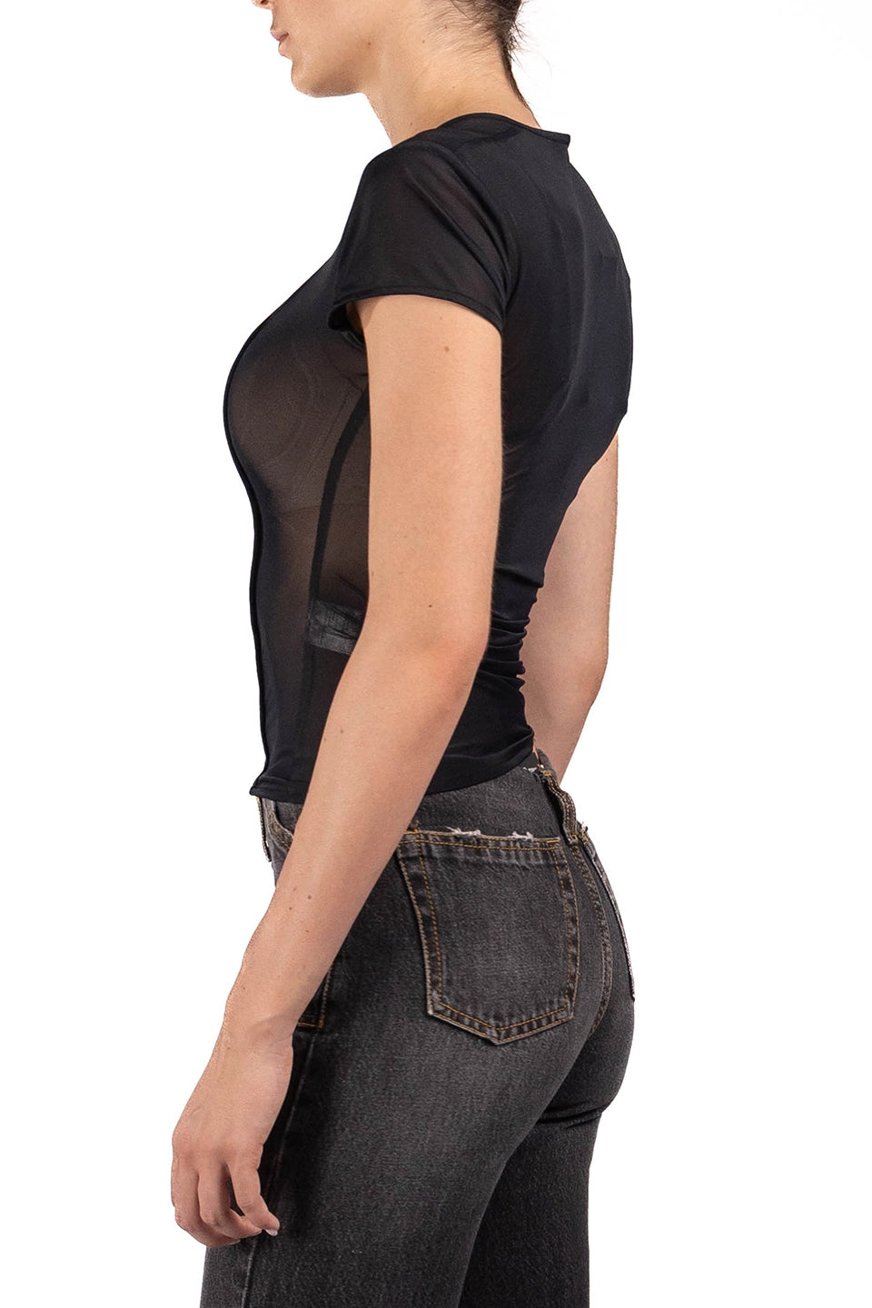 Designer Black T-shirt, shop online with free delivery in Dubai. Product gallery 3