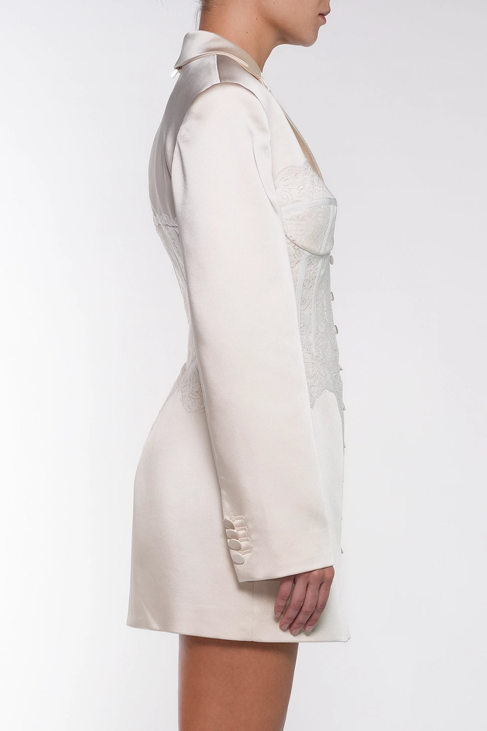 Designer White Mini dresses, shop online with free delivery in Dubai. Product gallery 3