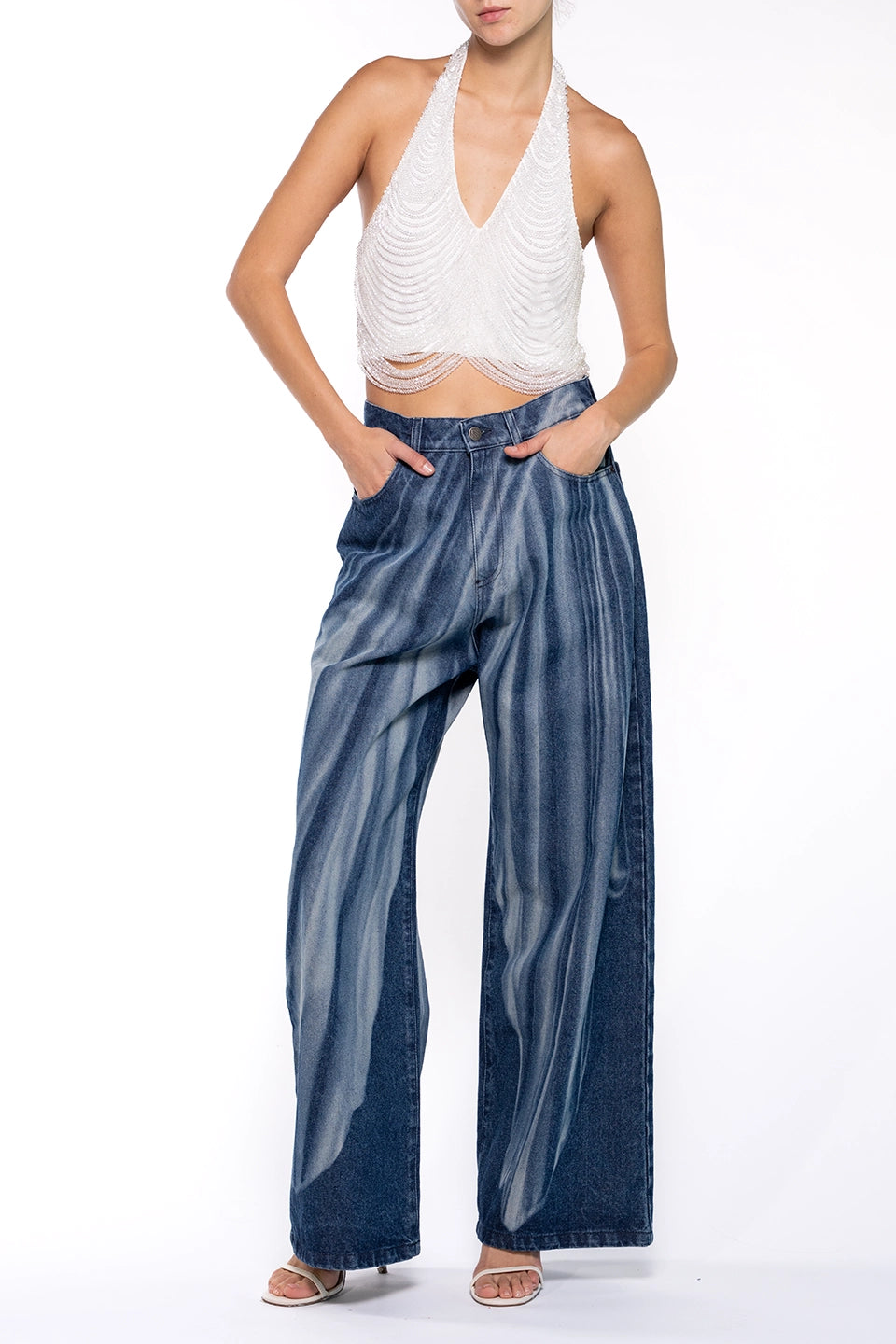 Designer White Women Top, shop online with free delivery in UAE. Product gallery 5