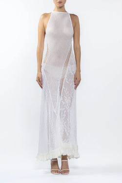 Roberta Einer | White Lily Maxi Dress