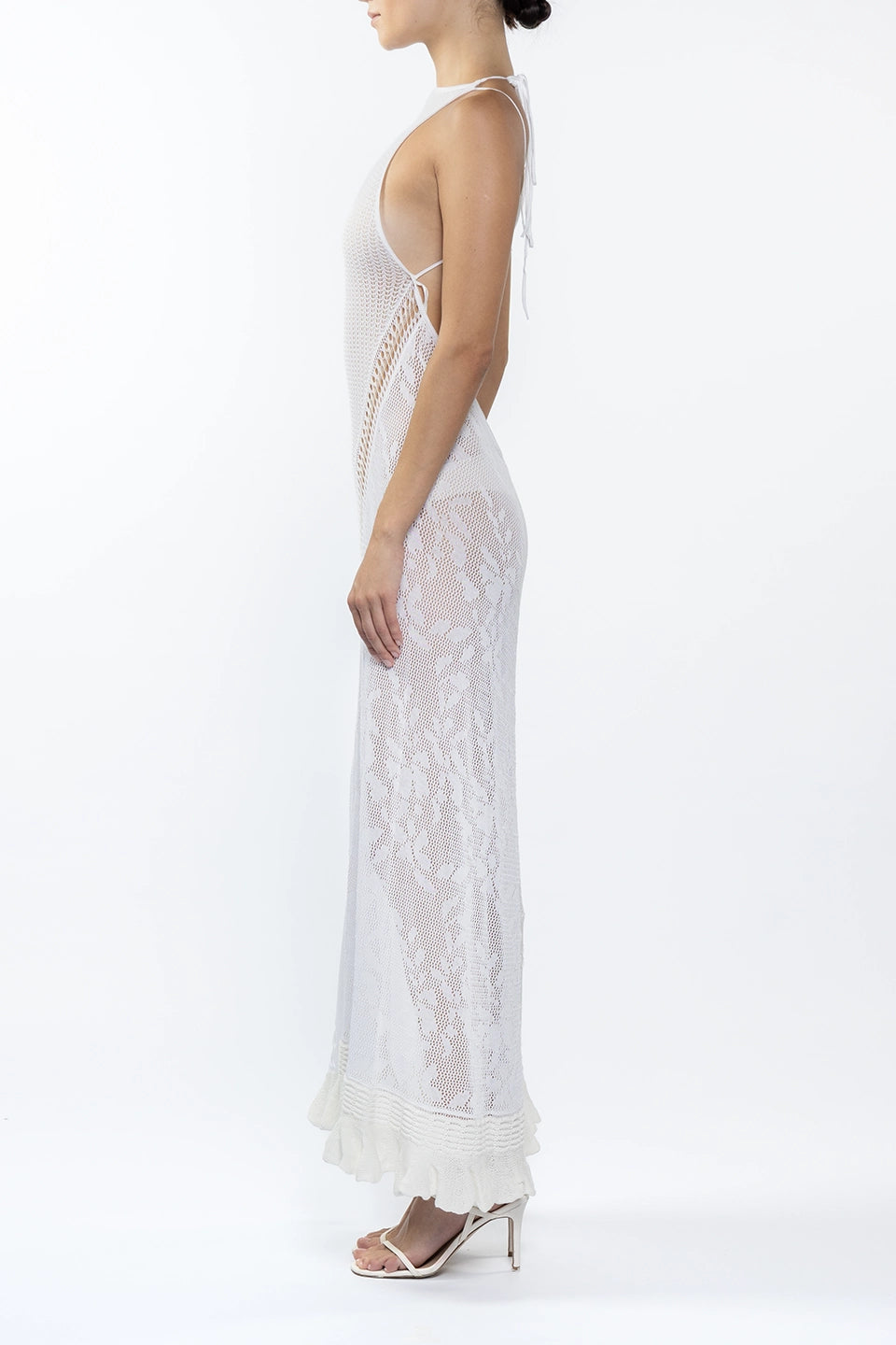 Designer White Maxi dresses, shop online with free delivery in Dubai. Product gallery 3