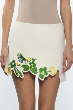 Vivetta | Butter Mini Skirt with Embroidery