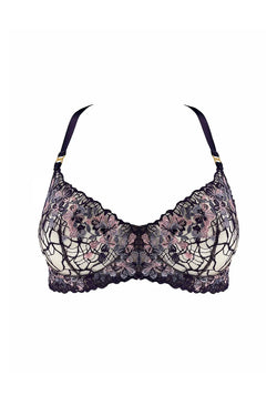 Bordelle | Amela Balconette Wire Bra Deep Purple