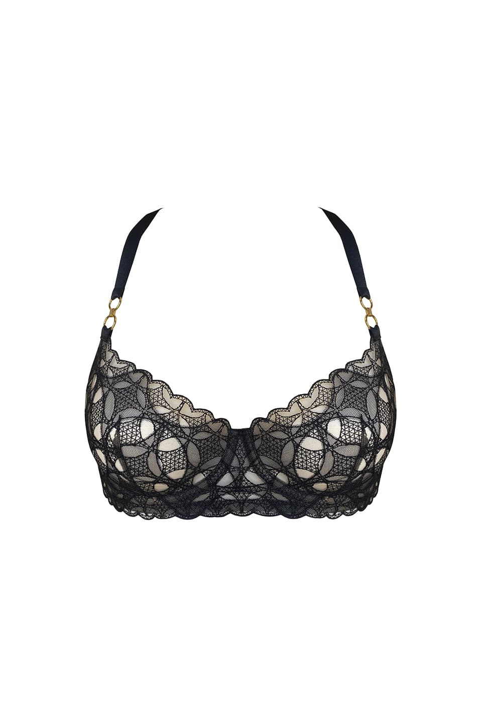 Thumbnail for Product gallery 1, Alta Balconette Wire Bra Black