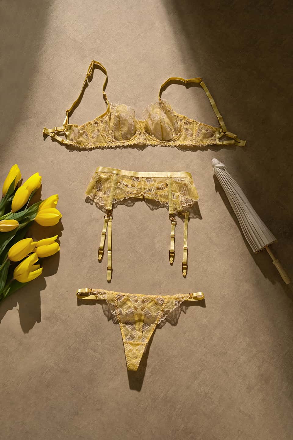 Designer Yellow Lingerie accessories, shop online with free delivery in UAE. Product gallery 4