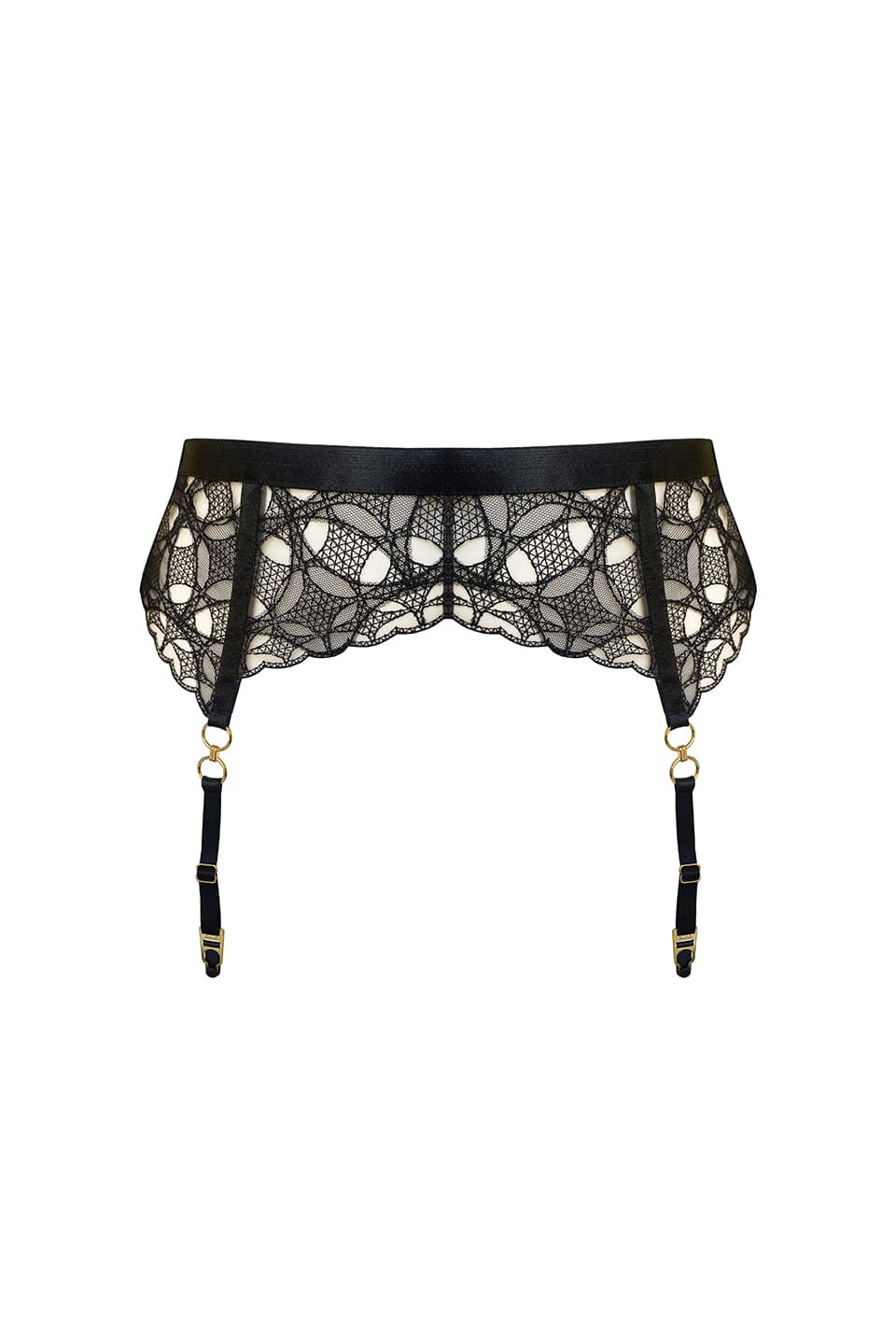 Shop online trendy Black Lingerie accessories from Bordelle Fashion designer. Product gallery 1