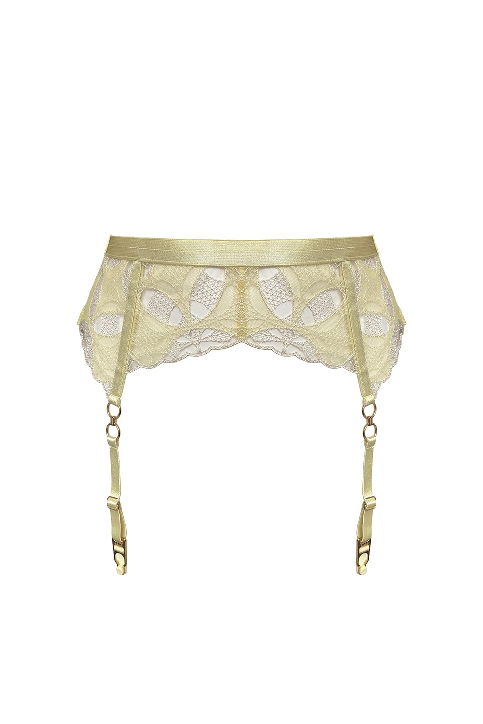 Shop online trendy Yellow Lingerie accessories from Bordelle Fashion designer. Product gallery 1