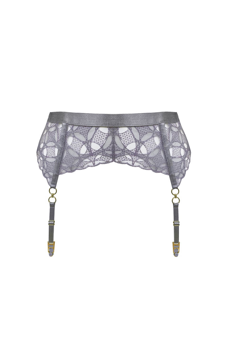 Shop online trendy Grey Lingerie accessories from Bordelle Fashion designer. Product gallery 1