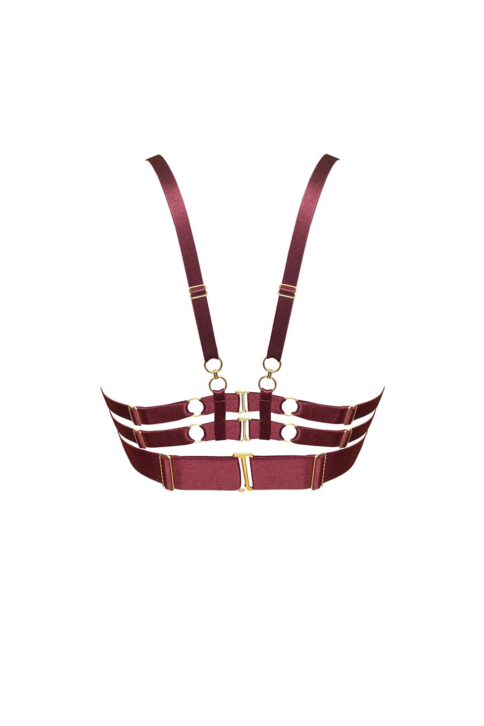 Designer Burgundy Bras, shop online with free delivery in UAE. Product gallery 2