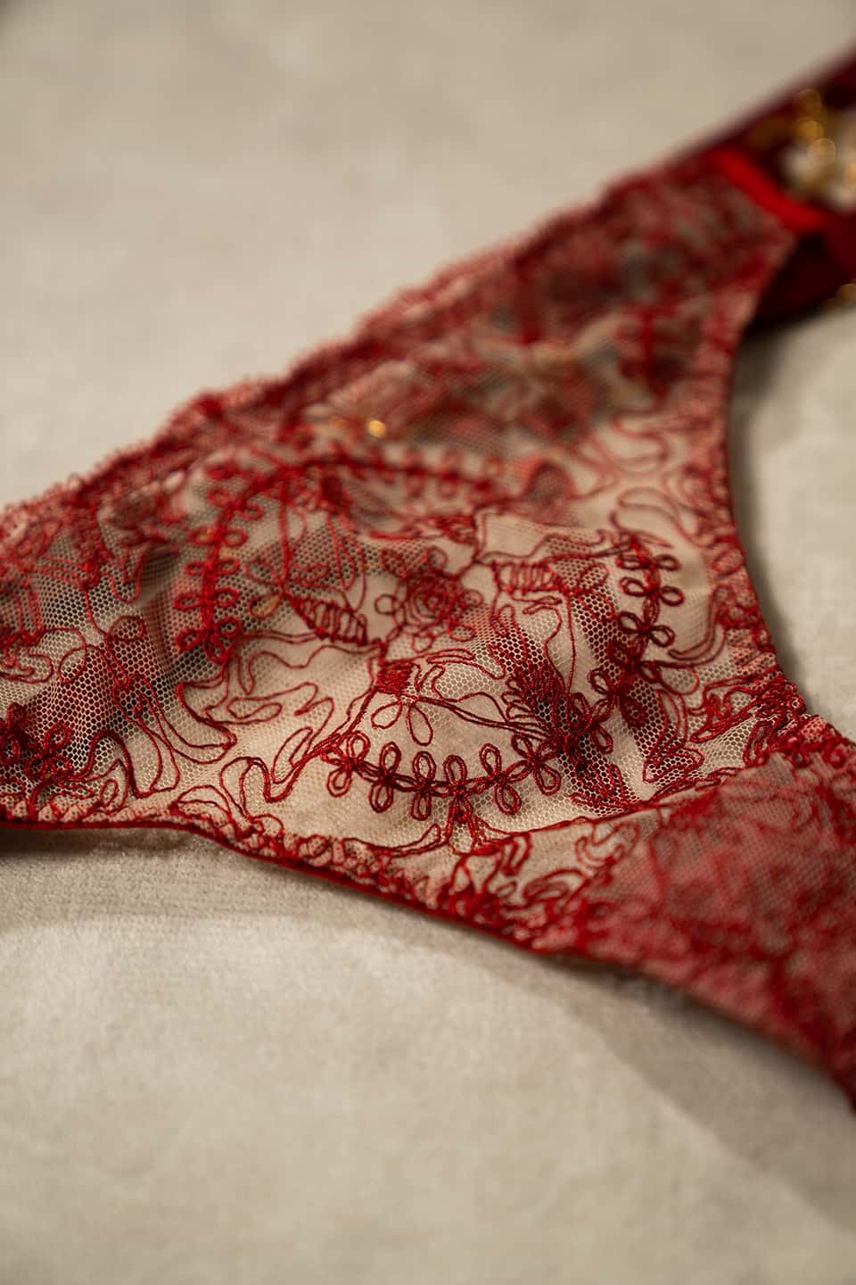 Thumbnail for Product gallery 4, Cymatic Thong Burnt Red