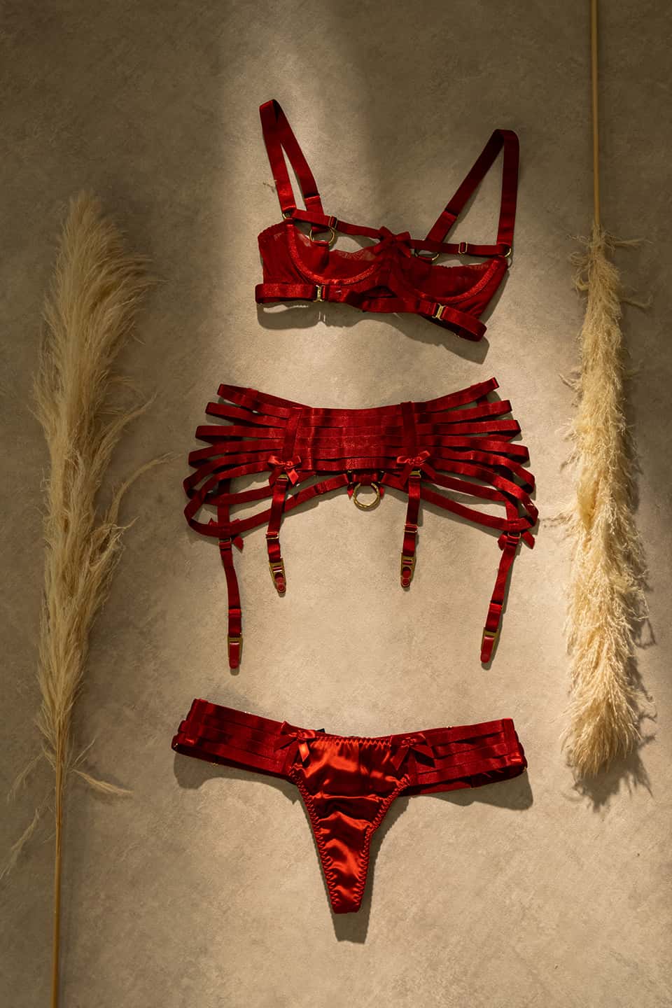 Designer Red Undergarments, shop online with free delivery in UAE. Product gallery 3
