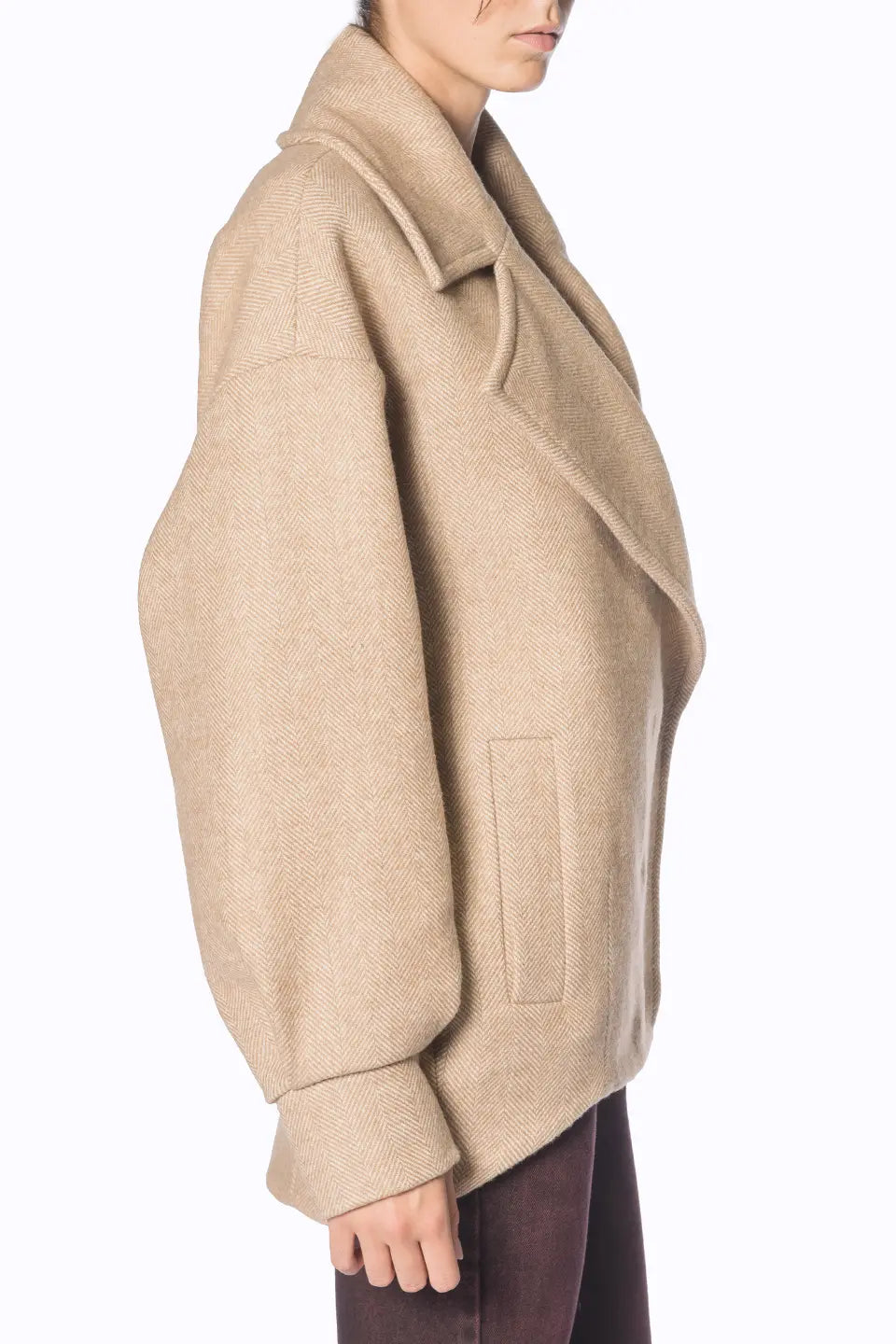 Designer Beige Women blazers, Jacket, shop online with free delivery in Dubai. Product gallery 3