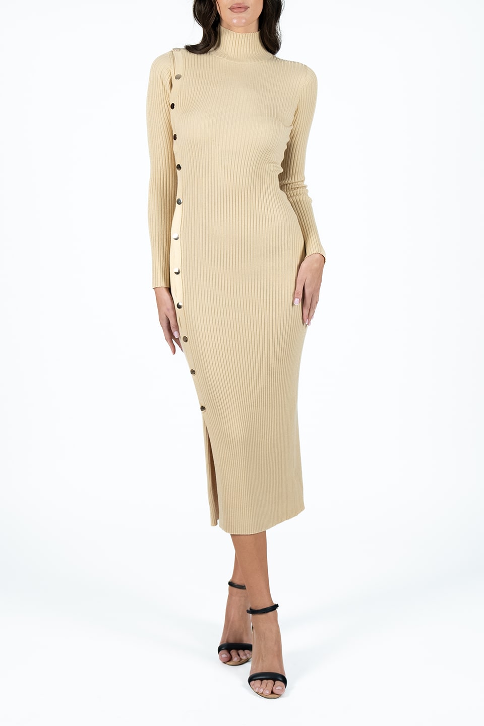 Shop online trendy Beige Midi dresses from Dodo Bar Or Fashion designer. Product gallery 1