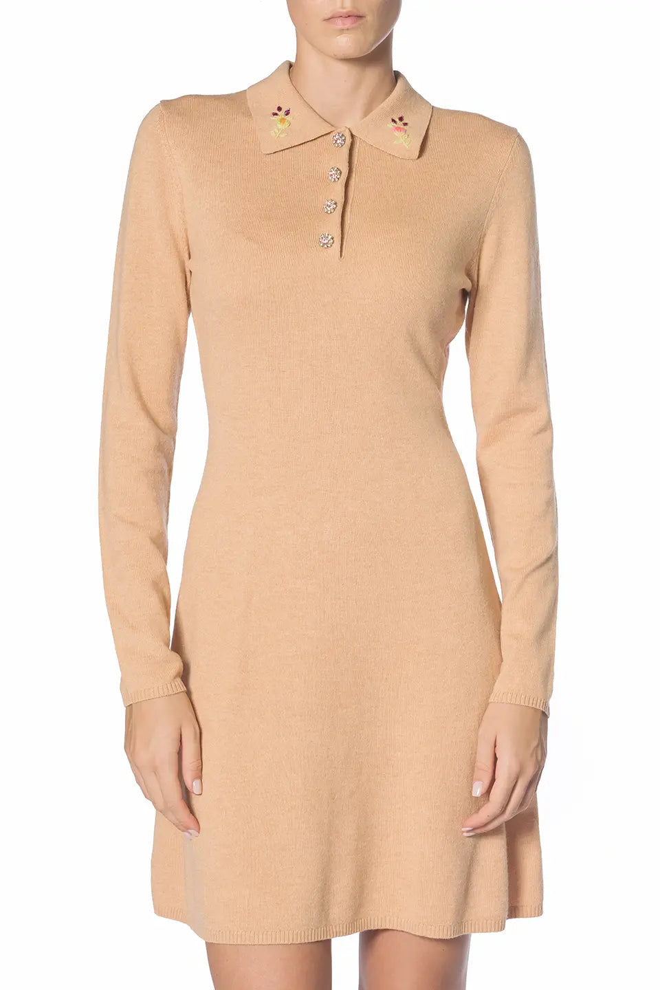 Designer Beige Mini dresses, shop online with free delivery in Dubai. Product gallery 3