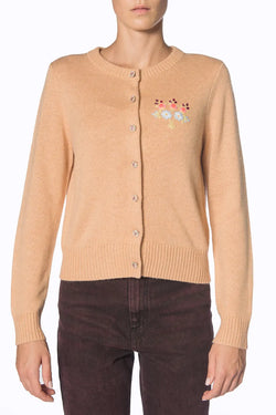 Manoush | Camel Knitted Cardigan