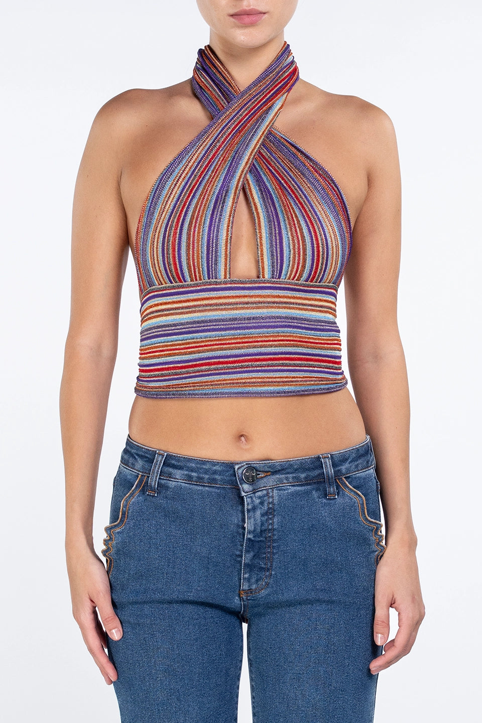 Shop online trendy Multicolor Women sleeveless from Kukhareva London Fashion designer. Product gallery 1