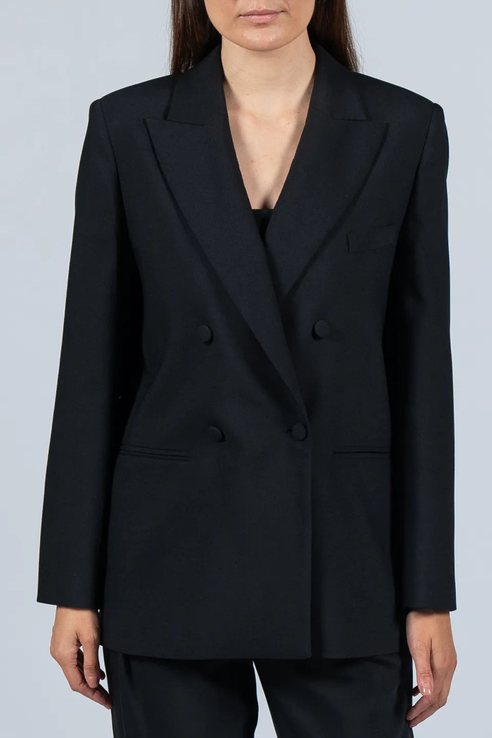 Shop online trendy Black Women blazers, Jacket from Federica Tosi Fashion designer. Product gallery 1