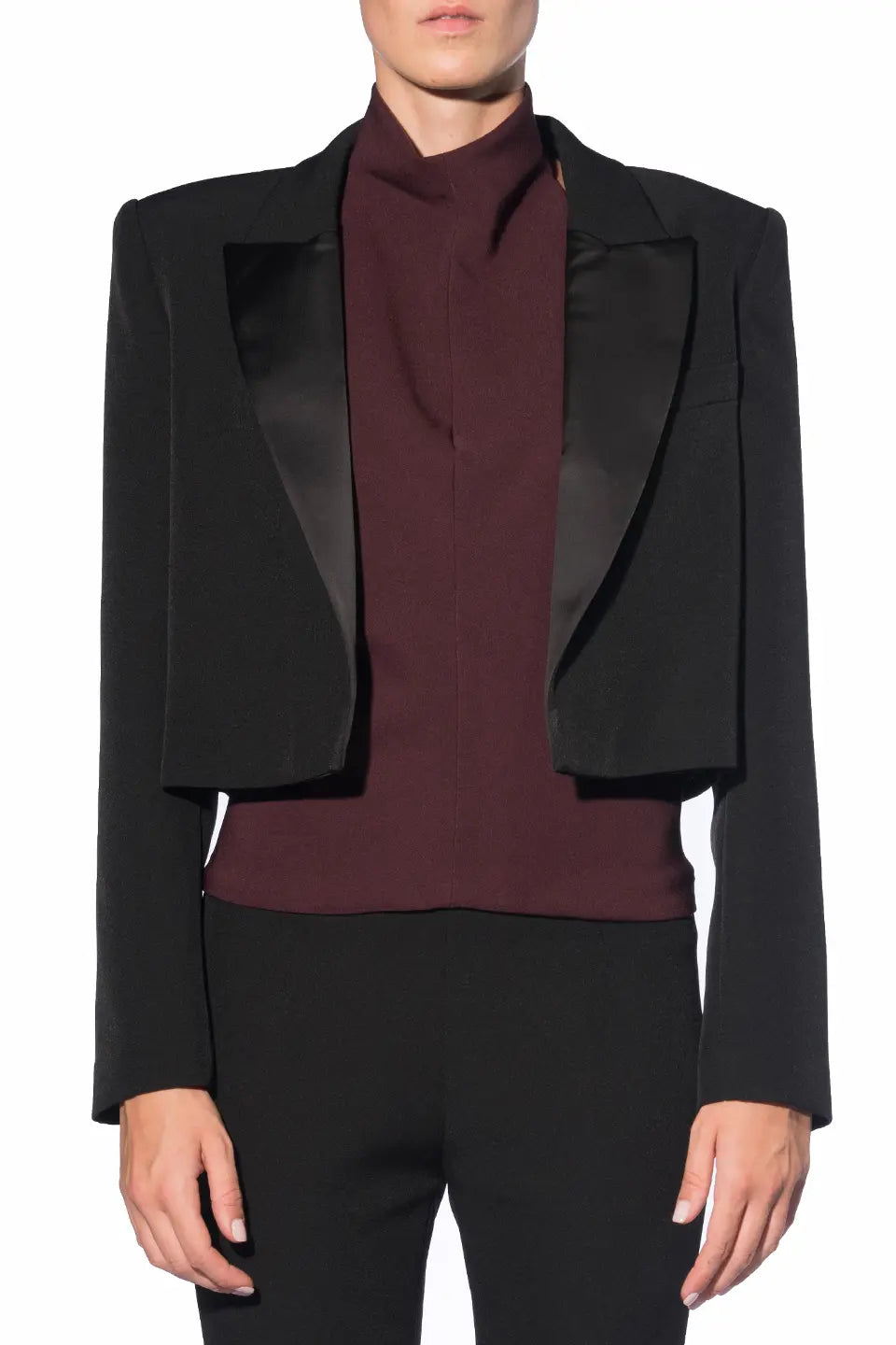 Shop online trendy Black Women blazers, Jacket from Federica Tosi Fashion designer. Product gallery 1