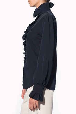 Vivetta | Blouse with Ruffled Neck and Cuffs, alternative view