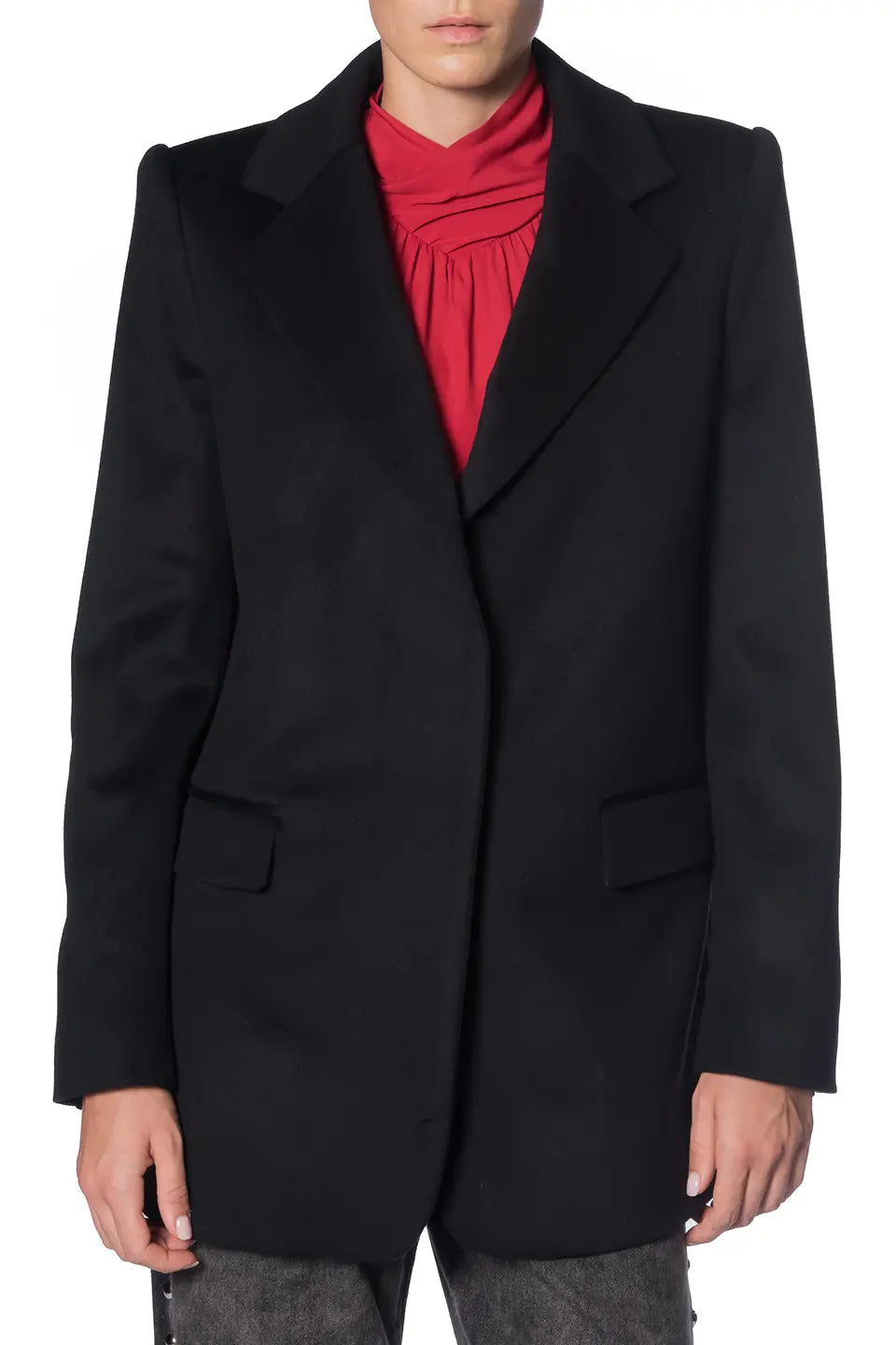 Shop online trendy Black Women blazers, Jacket from Federica Tosi Fashion designer. Product gallery 1