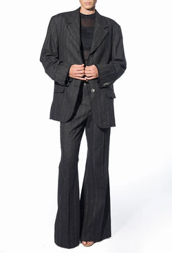 Avavav | Grey Tailored Suit Pants, alternative view