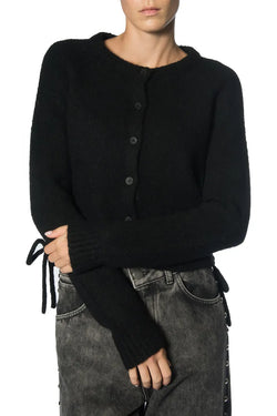 Manoush | Black Knitted Cardigan, alternative view