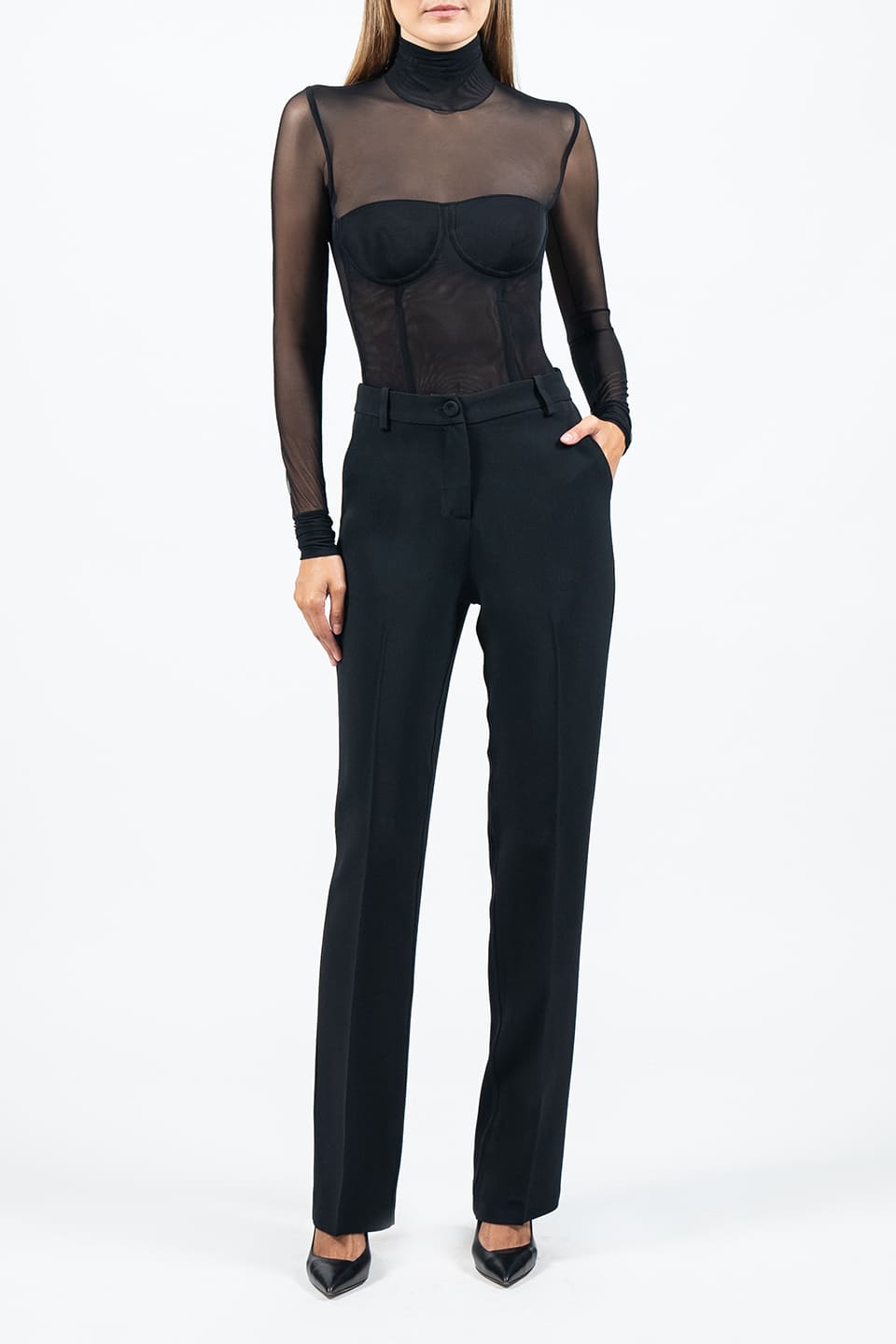 Designer Black Women pants, shop online with free delivery in UAE. Product gallery 5