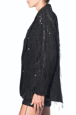 Federica Tosi | Black Sequined Blazer, alternative view