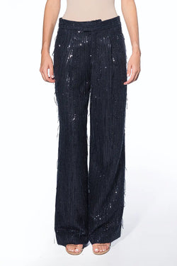 Federica Tosi | Blue Sequined Trouser