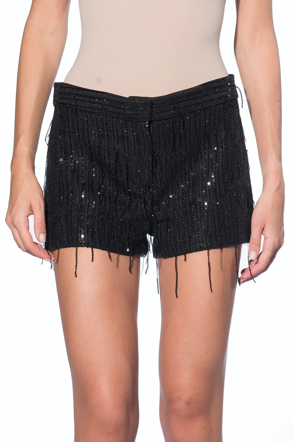 Shop online trendy Black Women shorts from Federica Tosi Fashion designer. Product gallery 1