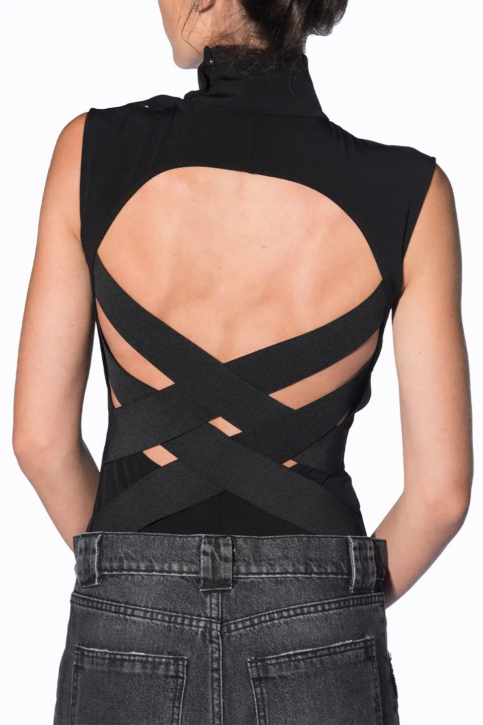 Designer Black Women short sleeve, shop online with free delivery in UAE. Product gallery 2