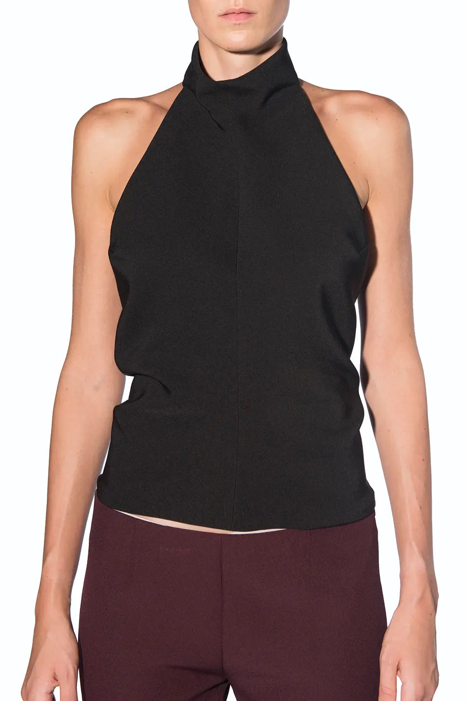 Shop online trendy Black Women sleeveless from Federica Tosi Fashion designer. Product gallery 1