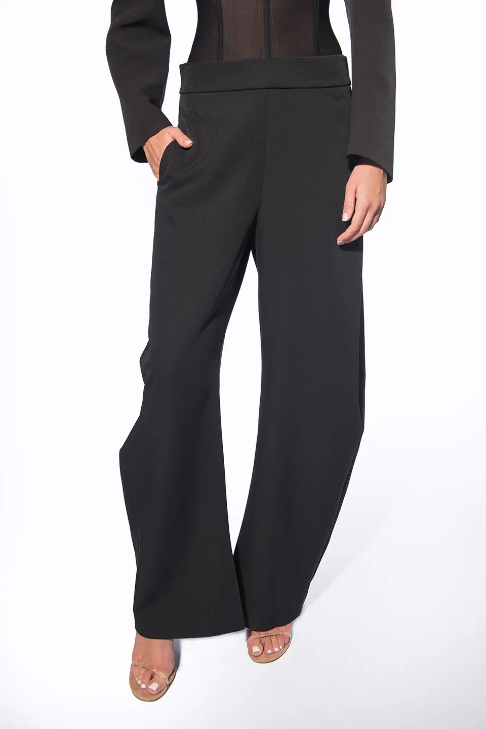 Designer Black Women pants, shop online with free delivery in UAE. Product gallery 2