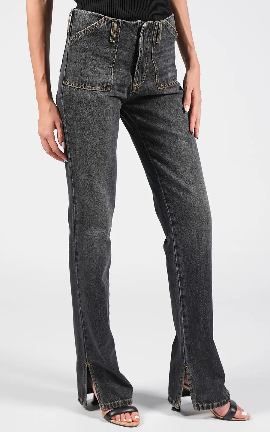 Designer Black Jeans, shop online with free delivery in Dubai. Product gallery 3