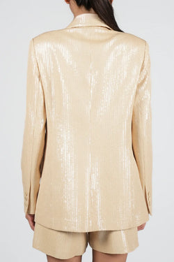 Federica Tosi | Blazer Rafia Caramel, alternative view